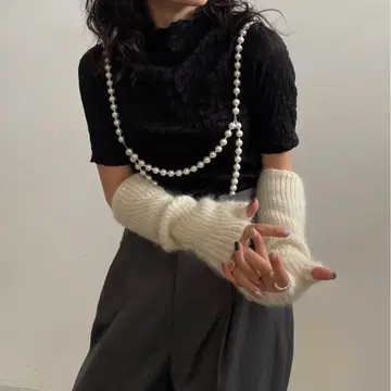 AMERI VINTAG MOHAIR KNIT ARM WARMER