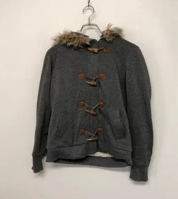 me Jane 00s 헤이세이 스트릿 갸루 구제 의류 더플 코트 후드티