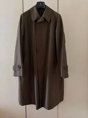 정가 20만 CARUSO ZERO COAT 46 코트 카키 한 장 소매