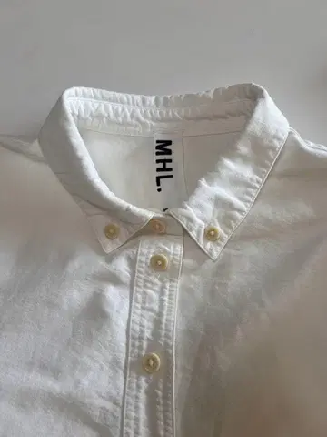 MHL. 화이트 긴팔 셔츠 3사이즈