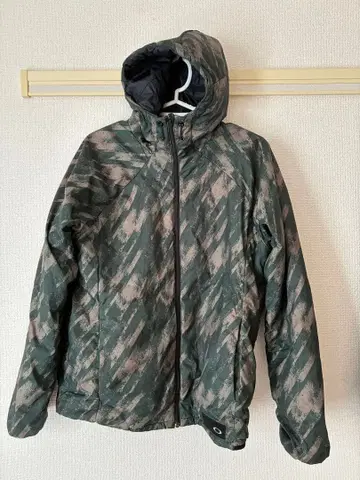 오클리 카모플라쥬 그린 다운 자켓 골프 L