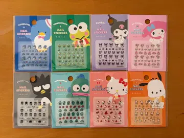 캐릭터 네일 스티커 8 시트 세트