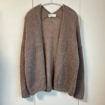 evam eva 에붐에바 모헤어 실크 가디건