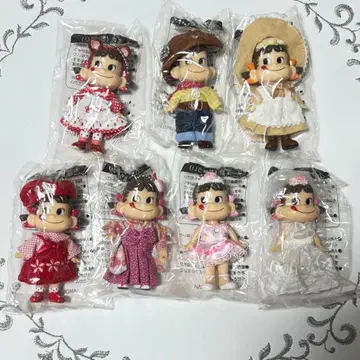 [미개봉 새상품] 후지야 페코짱 인형 피규어 볼체인 7개 세트