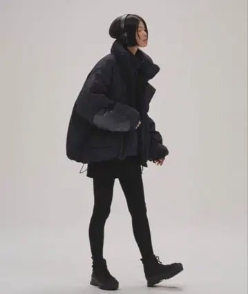 TODAYFUL 몬스터 다운 재킷 블랙