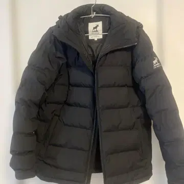 새상품급 FAT MOOSE 후드 부착 다운 자켓 남성용 M 블랙
