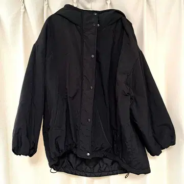 DISCOAT 디스코트 아우터 충전솜 몬스터 후드티 블랙 M