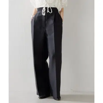 24SS 완판템 Whim Gazette 실키 와이드 팬츠 블랙 36