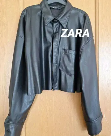 ZARA 블랙 가죽 자켓 XL