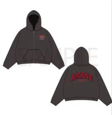 후르츠 지퍼 츠키아시 아마네 후드티