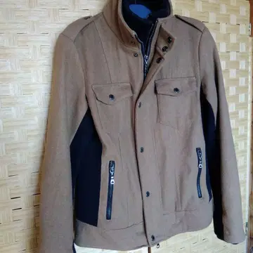 semantic design 브라운 밀리터리 자켓 L 사이즈