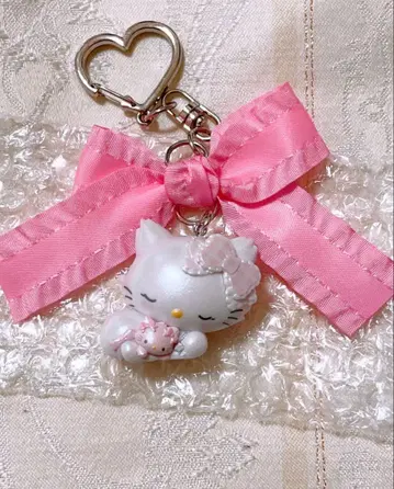 산리오 챠미 키티 시크릿 키링 허니 큐트 챠미