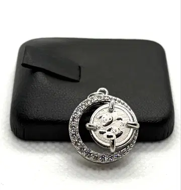 순수 플라티나 팬더 코인 펜던트 탑 보증서 포함