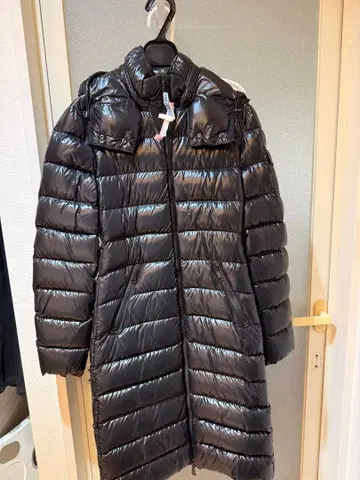 MONCLER 블랙 롱 다운 자켓