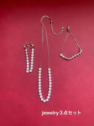 코스튬 주얼리 3세트 목걸이, 블레스, 귀찌