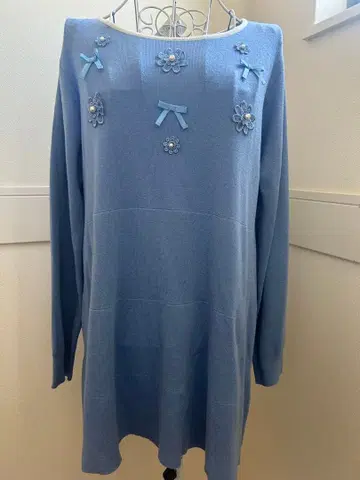 새상품 슈퍼 뷰티 니트 튜닉 42 L