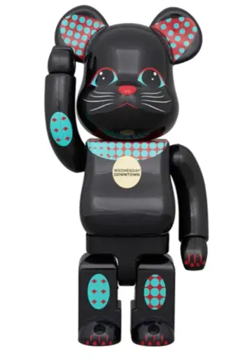 [당일 발송] BE@RBRICK 수요일의 다운타운 마네키네코 100%