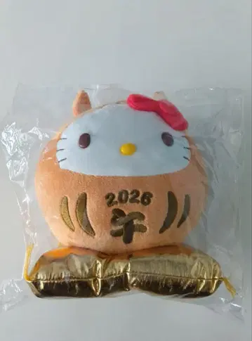 야쿠르트 경자년 키티 봉제 인형