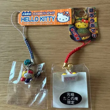 [레어] 오사카 한정판 헬로키티 족쇄 스트랩