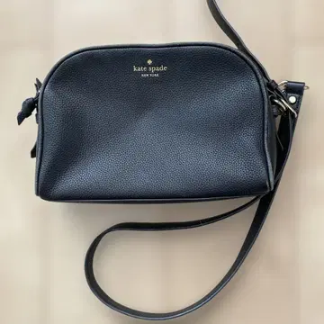 케이트 스페이드 블랙 가죽 숄더백