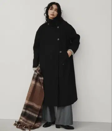 스탠드 칼라 3WAY 롱 코트
