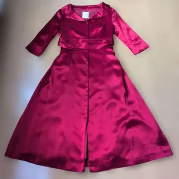 Sybilla 버건디 롱 드레스 사이즈 40