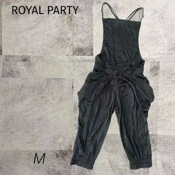 ROYAL PARTY [ M ] 살로펫 올인원 블랙 허리 리본