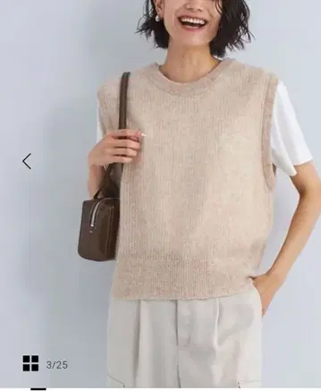 미사용 근접 그린 라벨 2WAY 모헤어 믹스 베스트