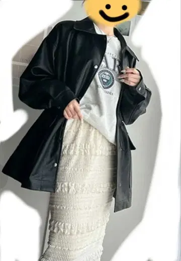 Classicalelf 인조 가죽 블루종 아우터