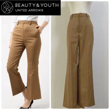 B&Y 유나이티드 애로우즈 컬러 플레어 팬츠 슬랙스