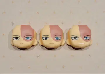 넨도로이드 토도로키 쇼토 얼굴 부품 3종 세트