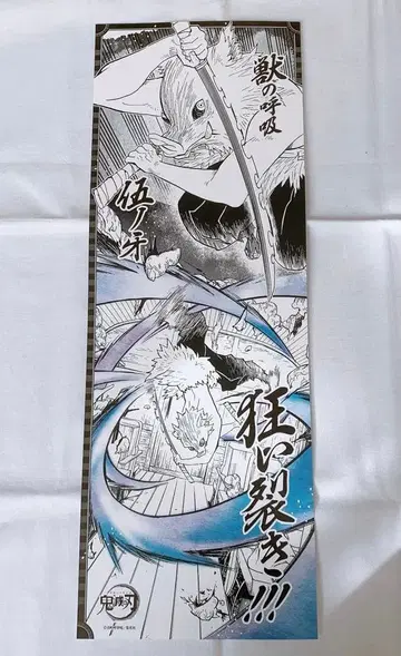 귀멸의 칼날 캐릭터 포스터 컬렉션 하시비라 이노스케 광란의 발톱