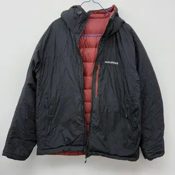mont-bell 리버서블 콜로라도 후드티 블랙 레드 L 사66