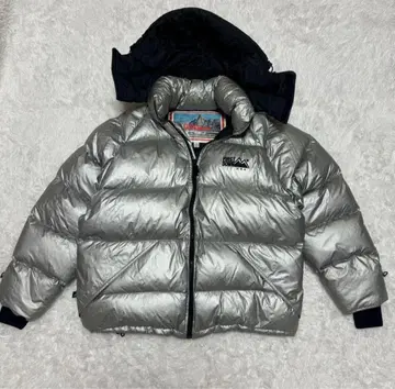 FIRST DOWN 실버 다운 자켓