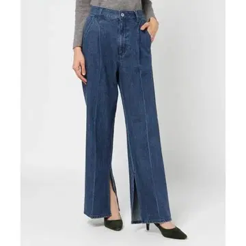 개럴개런트 하이웨스트 슬릿 데님 플레어 팬츠 85021