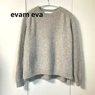 evam eva 에붐에바 울 폭스 풀오버