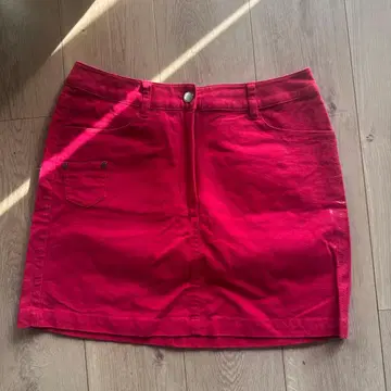 TOMMY HILFIGER 빨간색 스커트