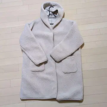 CINEMA CLUB 보아 플리스 아우터 M 베이지