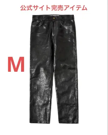 [ 미사용 새상품 ] MASSES 마시스 가죽 팬츠