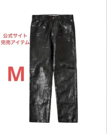 [ 미사용 새상품 ] MASSES 마시스 가죽 팬츠