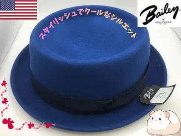 타원형으로 만들어져 스타일리시하고 쿨한 Bailey 포크파이 햇 XL