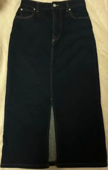 데님 스커트 타이트 스커트 롱 스커트