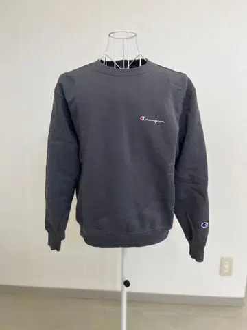 Champion 그레이 맨투맨 LARGE 뒷면 프린트