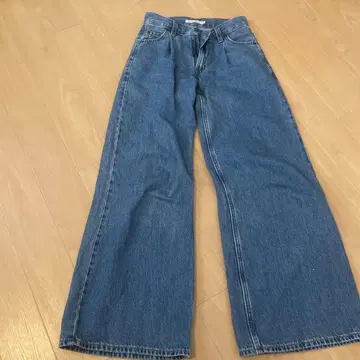 리바이스 배기 와이드 청바지