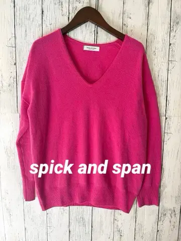 spick&span V넥 캐시미어 100 긴팔 스웨터