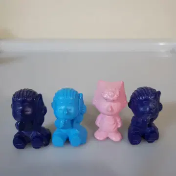 스누피 애니메이션 캐릭터 미니 피규어 4개 세트