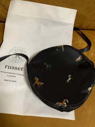 russet 말 패턴 숄더백