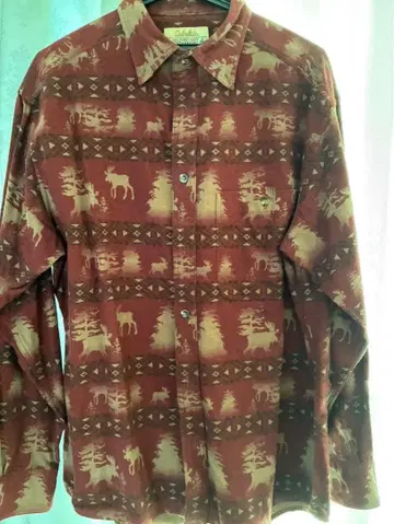 Cabela's 데어스킨 소프트 샤모아 셔츠 M