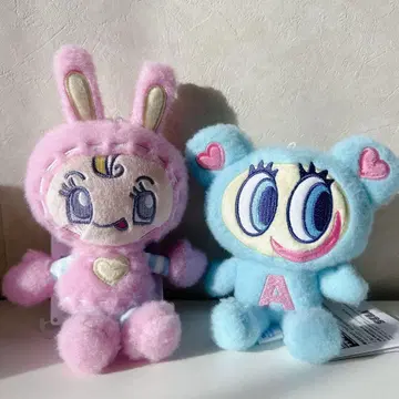 나루미야 캐릭터즈 미니 봉제 인형 2체 세트