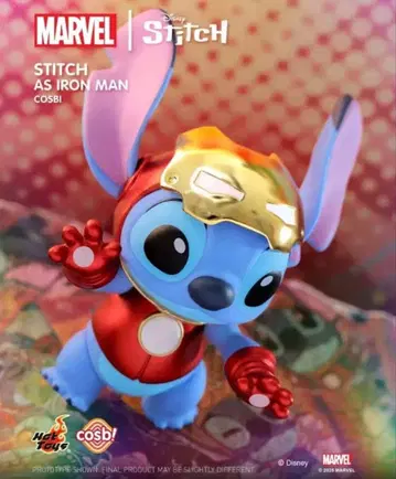 cosbi 스티치 마블 피규어 아이언맨 코스비